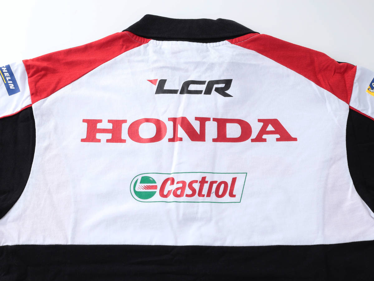 ★本物・正規品 【HONDA LCR】カル・クラッチローモデル ポロシャツ【M】 （検：Cal Crutchlow motogp World Super Bike CBR 1000 RR）