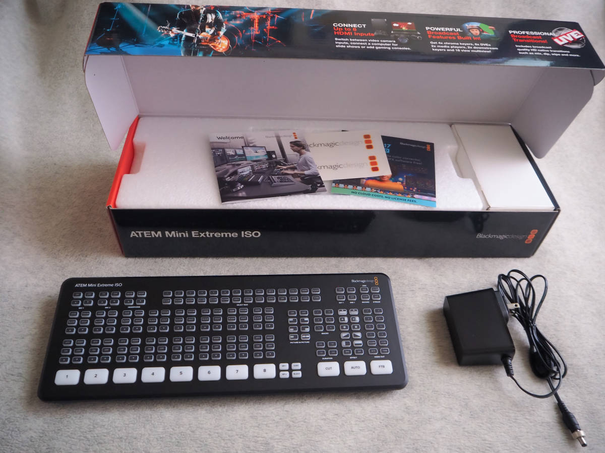 ATEM Mini Extreme ISO Blackmagic Design ライブ ビデオ スイッチャー