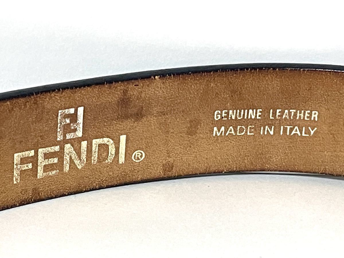 ベルト レザー フェンディ FENDI 最終値下げFENDI 90&frasl;105 黒 ブラック - リバーシブル メンズ グレー FFスクエア FFロゴ バックル ブランド