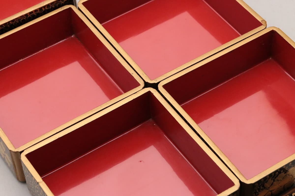 高砂蒔絵 朱塗五重 重箱 お重重箱 三段 重箱 朱」の人気商品一覧