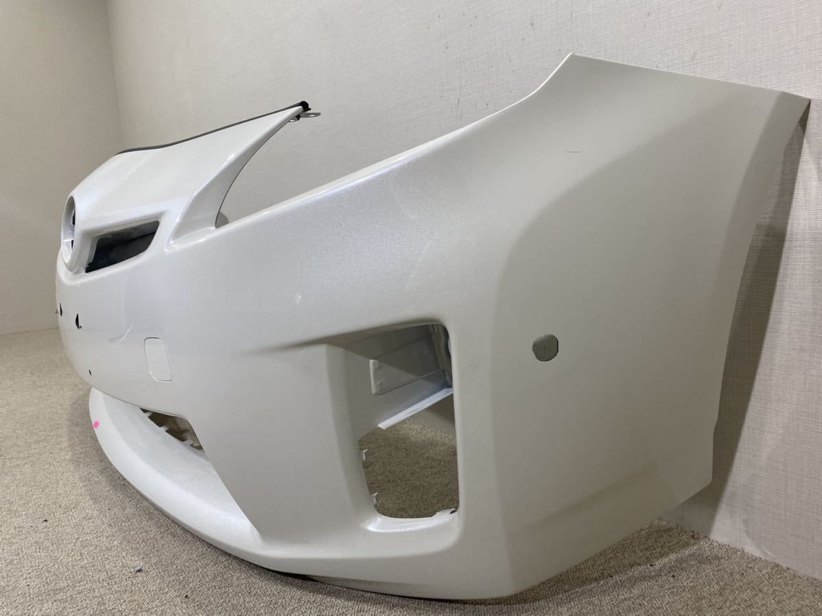 ZVW30 前期 プリウス 純正 フロントバンパー (070 ホワイトパール