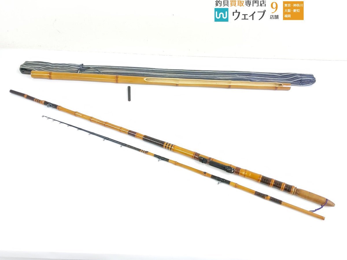 銀座東作 2本継 カワハギ竿 Yahoo!オークション - 203cm 江戸和竿 鯨 穂先