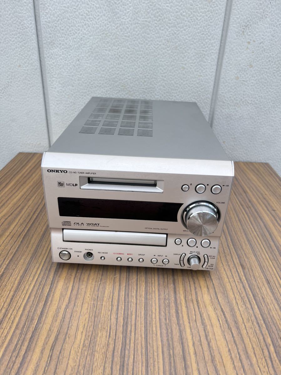 ONKYO FR-B7 CD コンポ 公式通販 Hi-MDコンポ X-B7(Y) FR-B MD ⁄木目