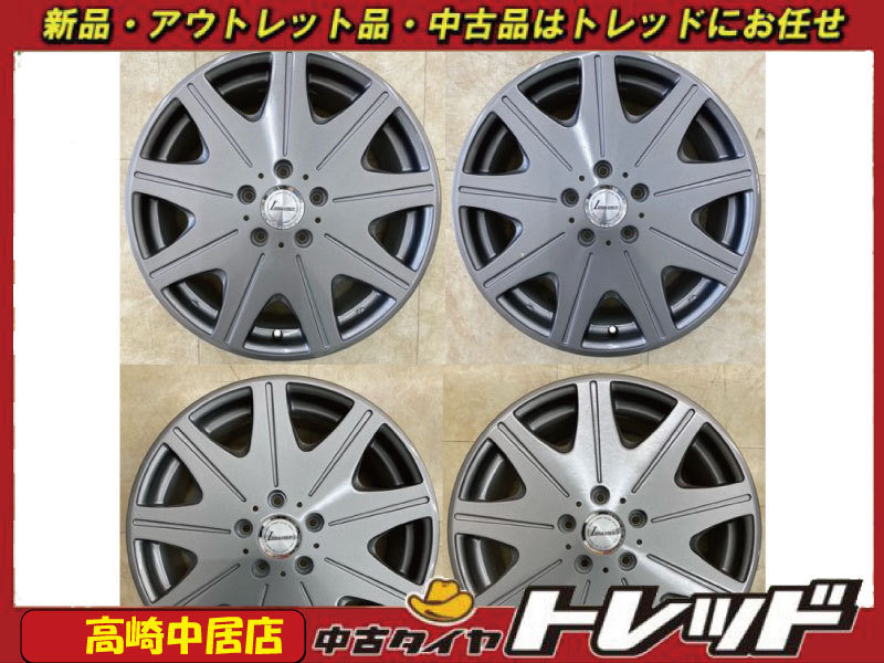 【本物保証】 高崎中居店 アウトレットホイール 4本セット 1台限定 処分特価 トレジャーワンカンパニー イノセンス4 17インチ7.0J+55/+50 5H114.3(社外品)｜売買されたオークション情報、yahooの商品情報をアー 5穴