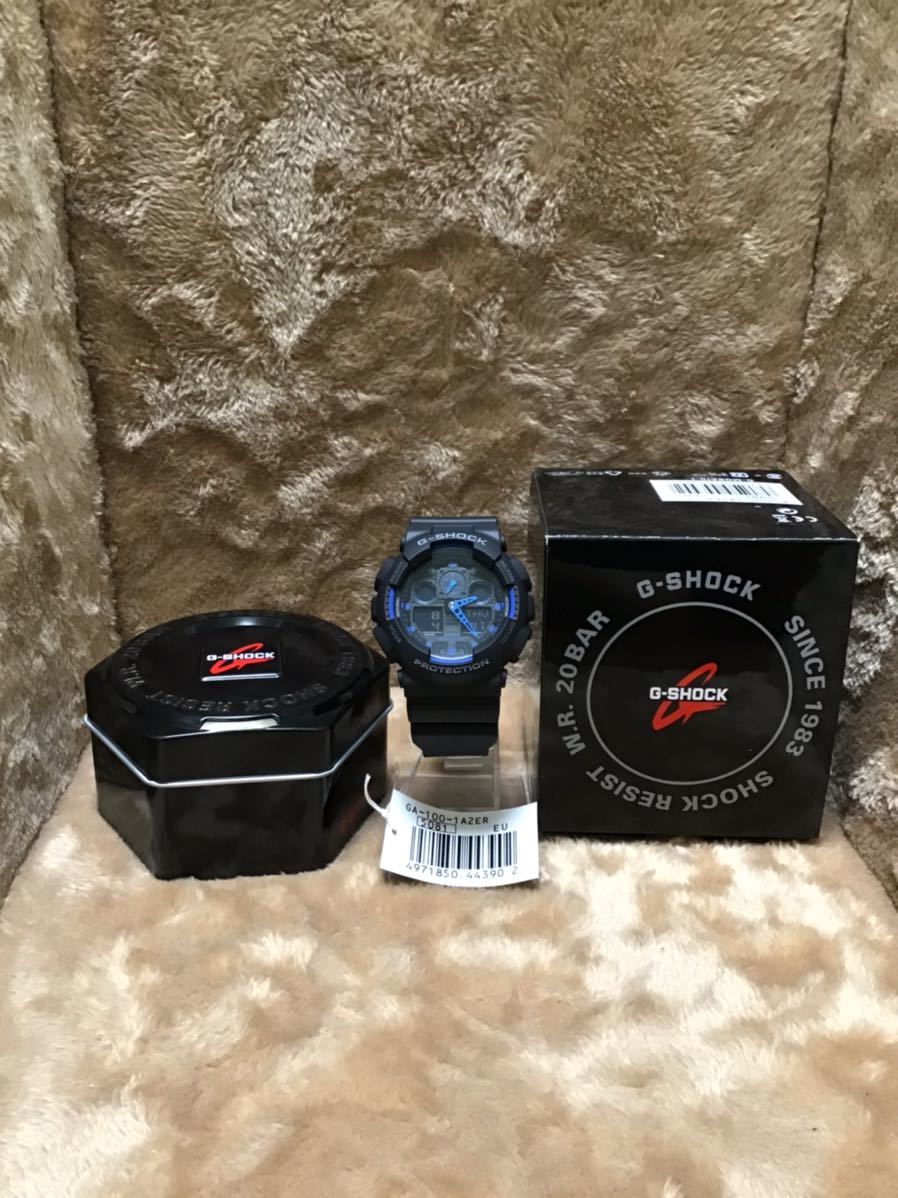 CASIO ・G-SHOCK ・GA−100−1A2・未使用・写真撮っている物・（7