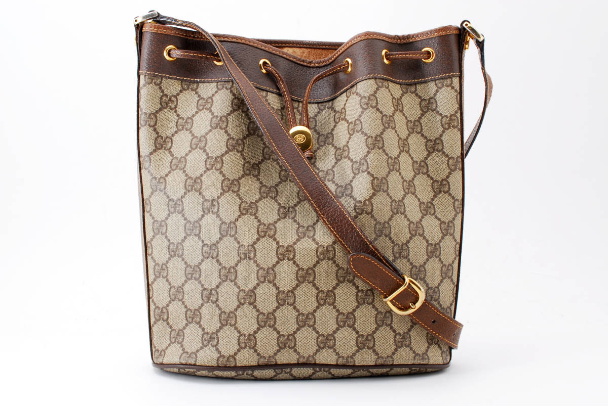 1円スタート】GUCCI ヴィンテージ グッチ オールドグッチ GGプラス 