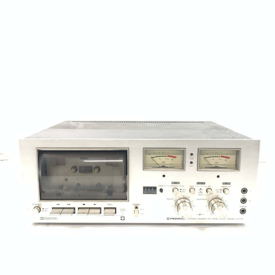 CT-8 カセットデッキ PIONEER パイオニア Pioneer 再生・録音出来まし