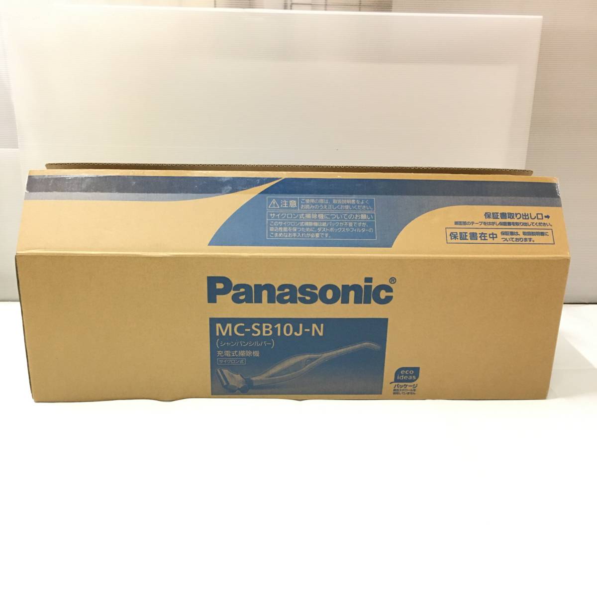 NT14 パナソニック 充電式掃除機 MC-SB10J 自立式コードレススティック掃除機 2in1タイプ シャンパンシルバー 未使用