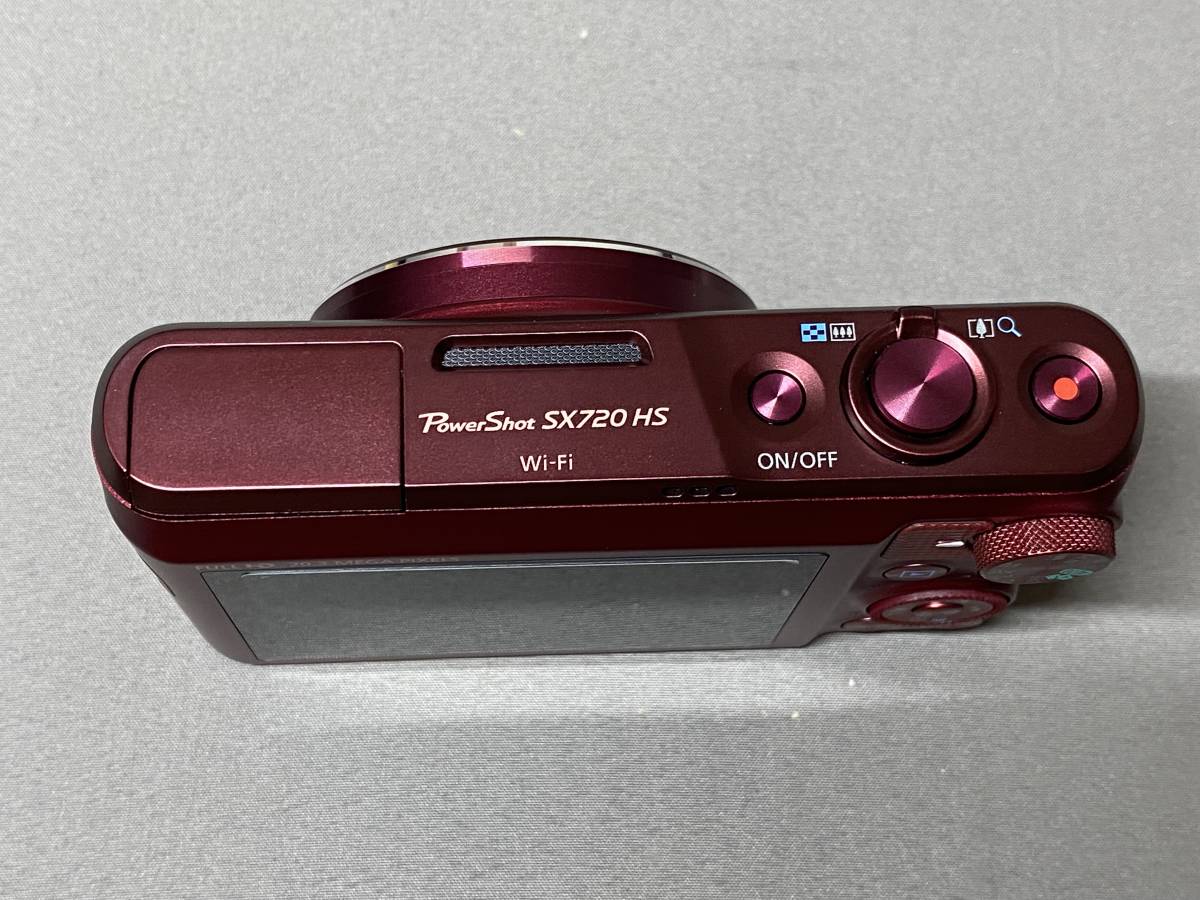 Canon キヤノン PowerShot SX720 HS レッド（バッテリー2個・純正 