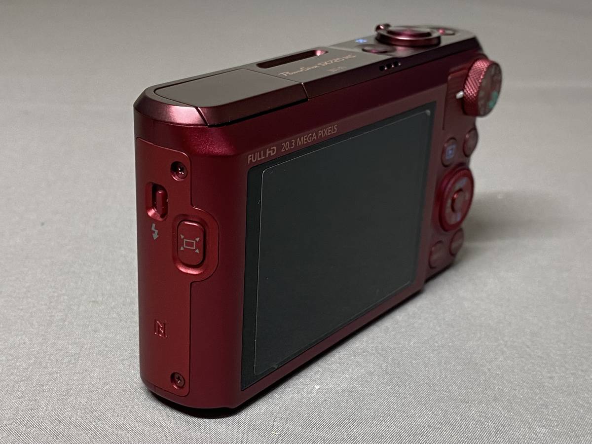 Canon キヤノン PowerShot SX720 HS レッド（バッテリー2個・純正 