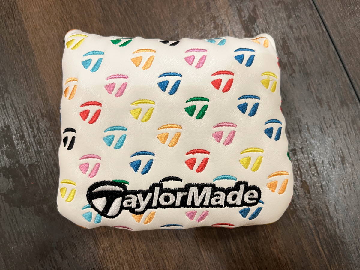 【ラスト1個希少品】新品 テーラーメイド 限定ヘッドカバー パター用 スパイダー用 マルチカラーマグネット開閉 送料無料_1