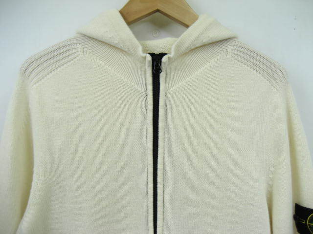STONE ISLAND ストーンアイランド ニット パーカー フード ワッペン