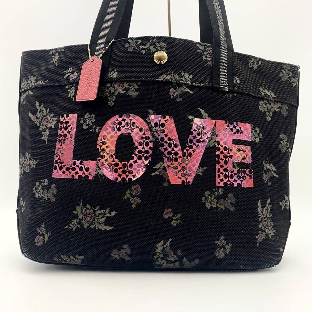 1円〜【未使用級】定価10万円 COACH 花柄 コーチ メンズ レディース 