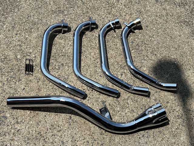 CB400SF VTEC NC39 スペック1・2・3 メッキ ショート管 細管 スリム管 
