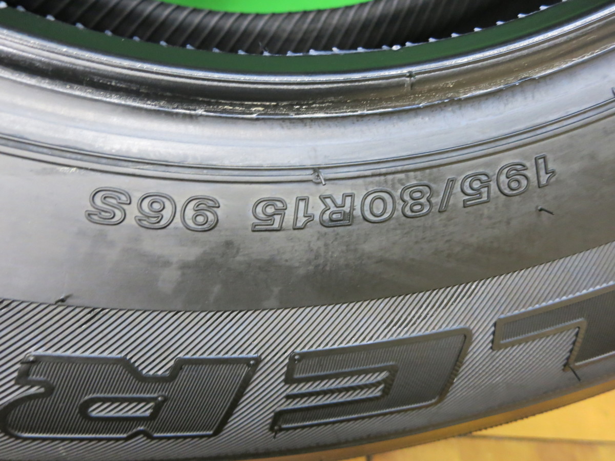 新車外し！21年☆195/80R15 ブリヂストン デューラー H/T 684？ タイヤ 