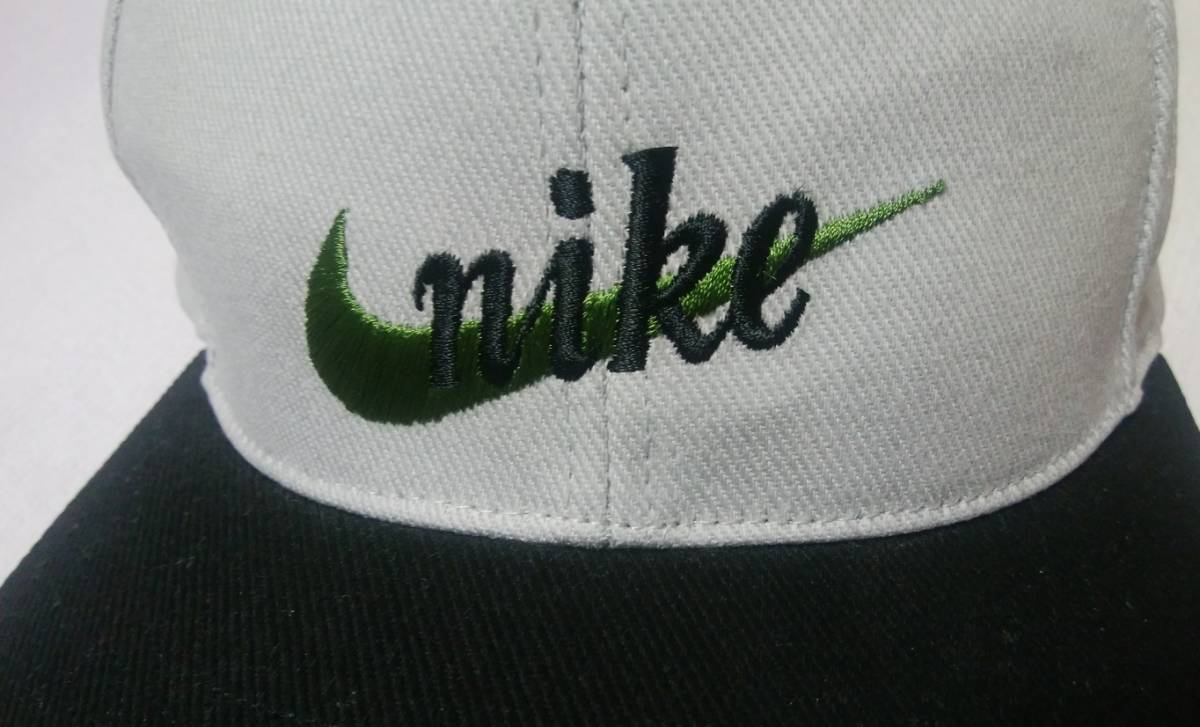 ほぼデッドストック 90s NIKE ナイキ キャップ 帽子 銀タグ 筆記体 