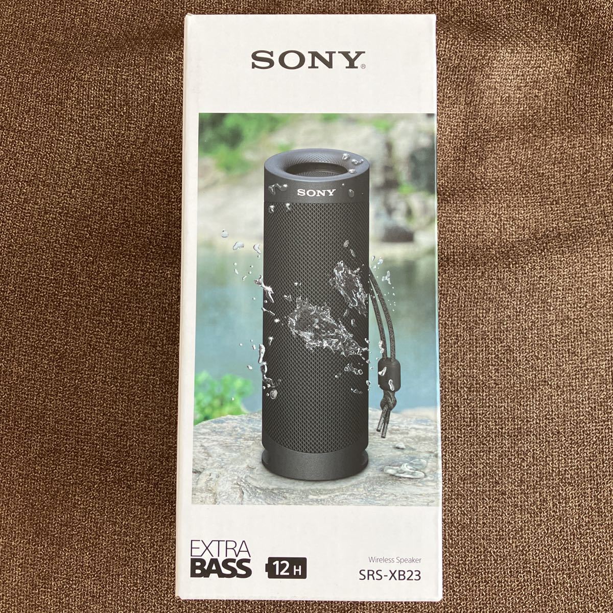 新品未開封] SONY SRS-XB23 (B) [ブラック] 防水 防塵 耐衝撃
