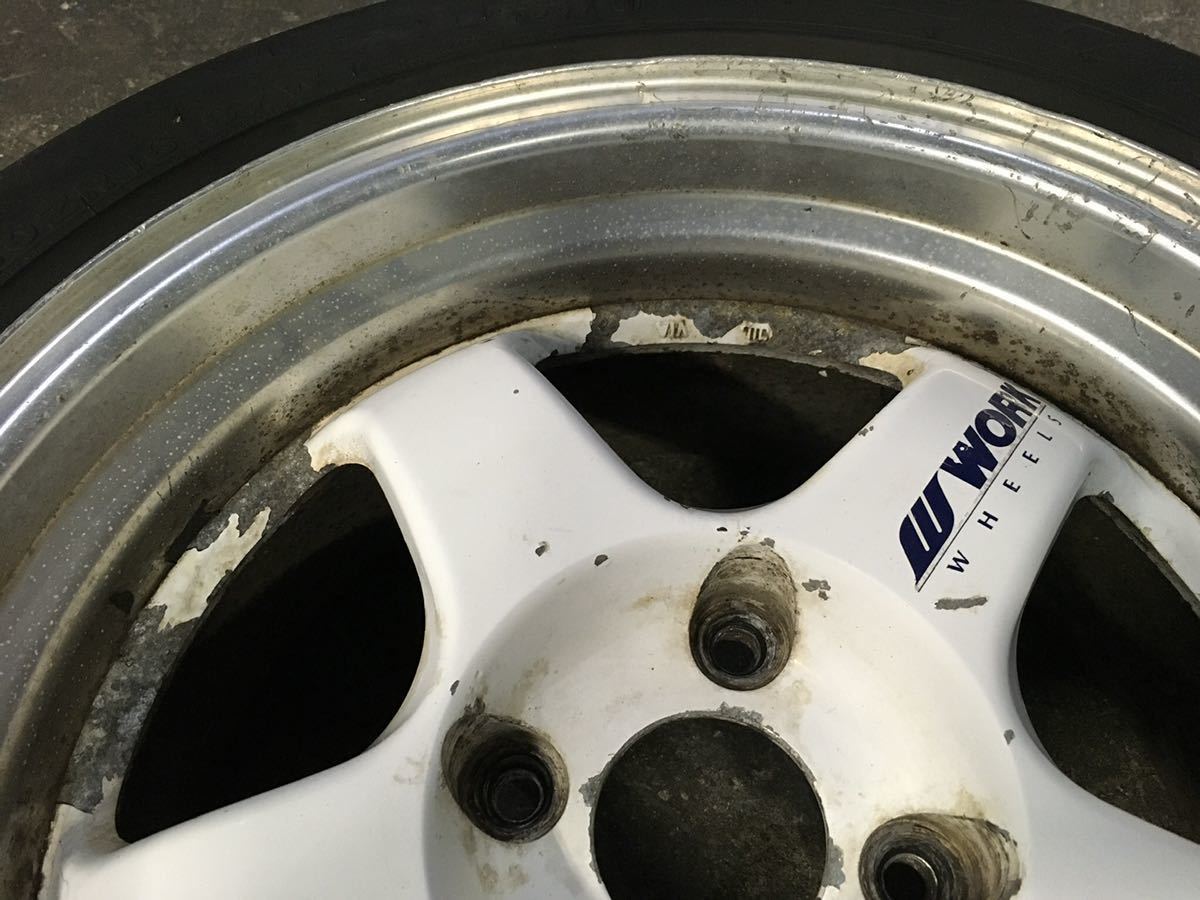 WORK ワーク マイスター S1 16インチ8J＋10 PCD114.3 / 4h 205/50R16 2 