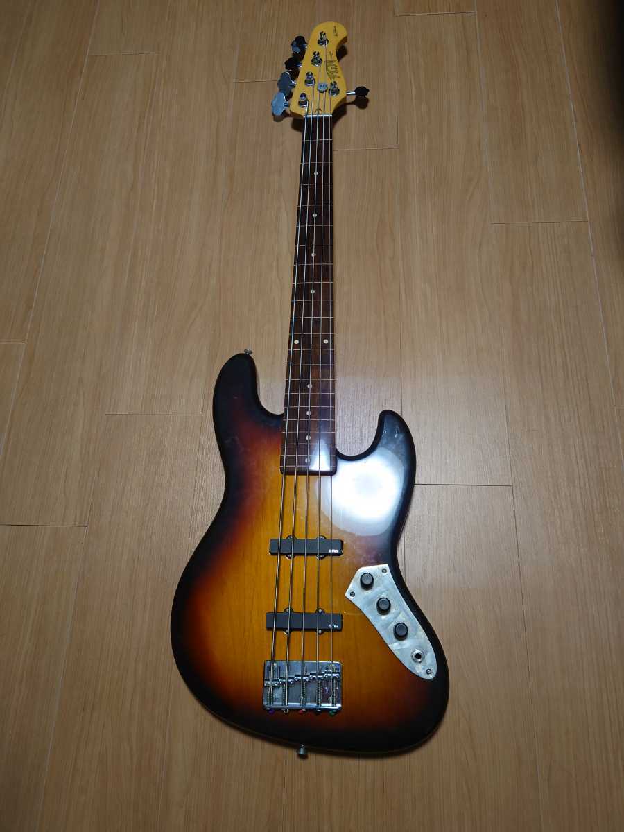 美品　FUJIGEN(FGN) フジゲン JB 5弦 FUJIGEN(FGN) ⁄ | Neo Classic 5弦 FUJIGEN フジゲン Blue NJB100MBAHV
