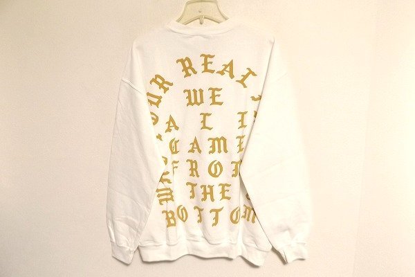  z10464: Kanye West カニエウェスト Portland Pablo Pop-Up Who Your Real Friends スウェット/白/L(その他)｜売買されたオークション情報、yahooの商品情報をアーカイブ公開 - オークファン その他