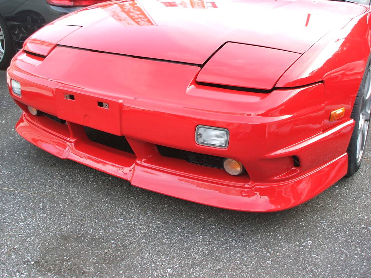 180SX 後期 純正 オプション リップスポイラー フロント バンパー GE極上 180SX 後期 純正形状 FRP フロント バンパー リップスポイラー