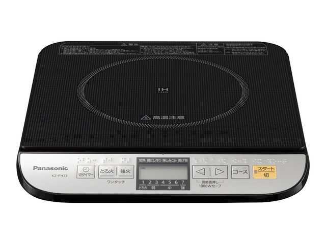 新品・未使用】パナソニック IH調理器 KZ-PH33-K