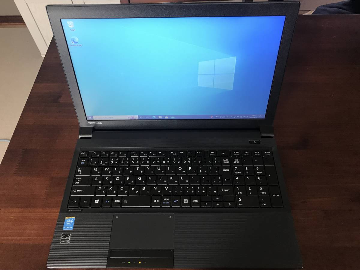 東芝ノートPC dynabook B554/U Core i5/メモリ 4GB/HDD 500GB/Win10