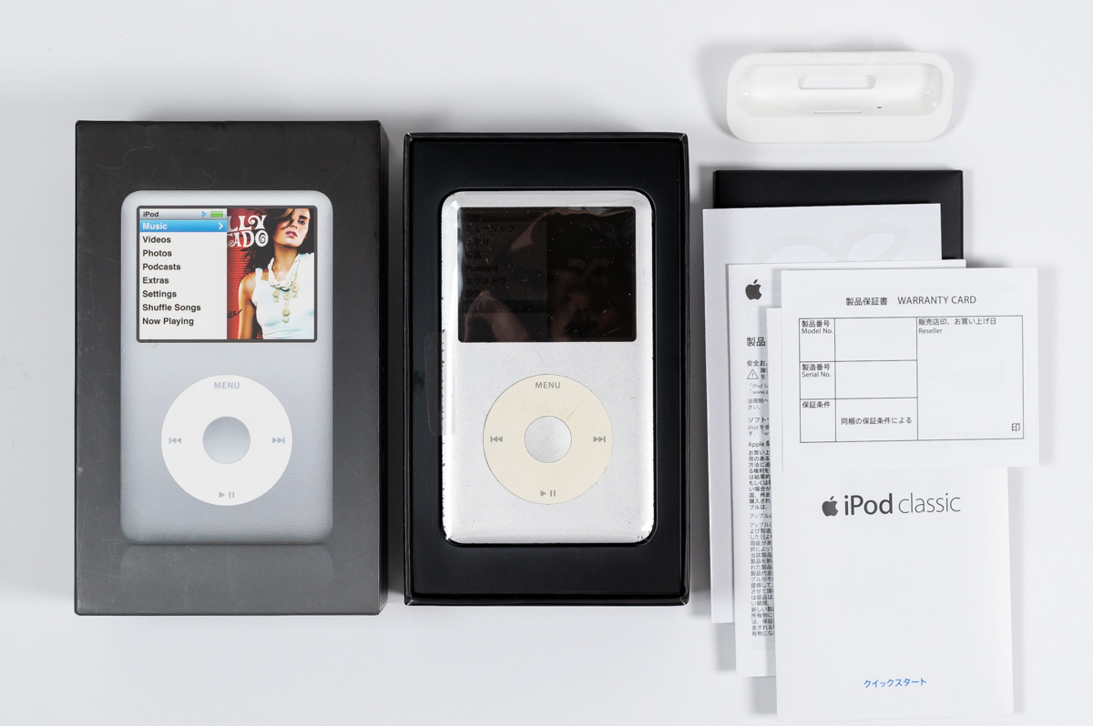 稼働品】Apple iPod classic 80GB（MB029J/A）【初期化済み】 iPod