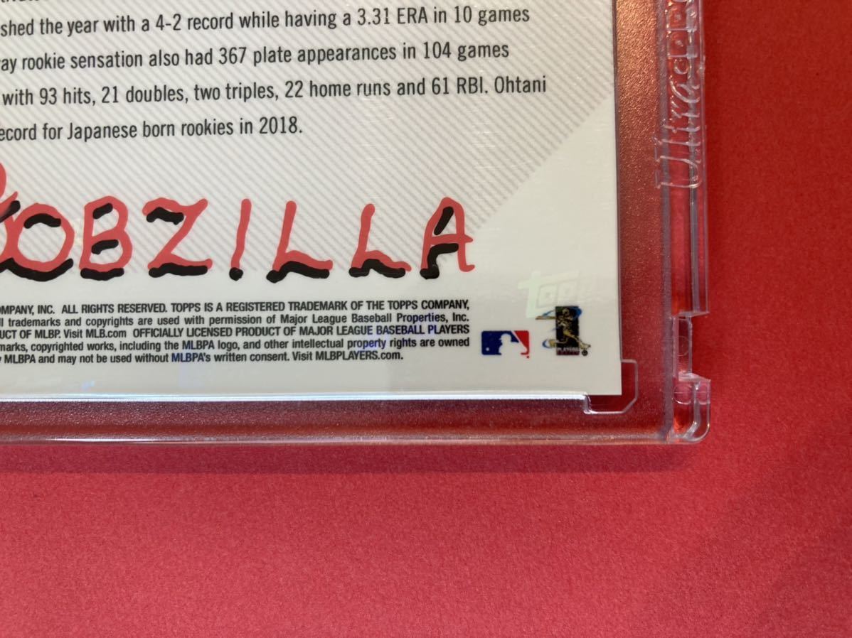 超貴重 世界1枚限定 大谷翔平 ルーキーカード 2018 TOPPS NOW #RC7 Bob