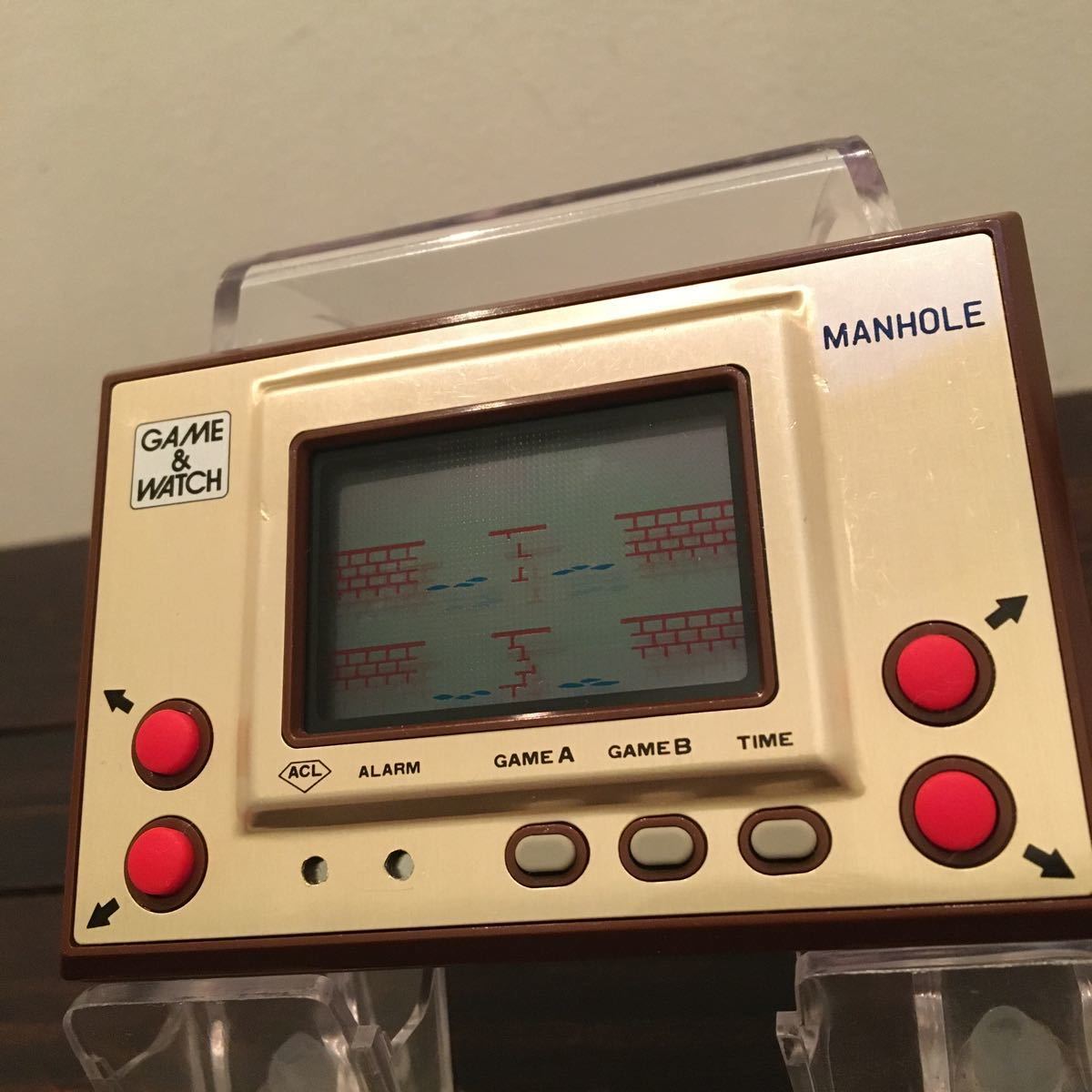 マンホール ゲームウォッチ 任天堂ゲームウォッチ 箱説明書等付き
