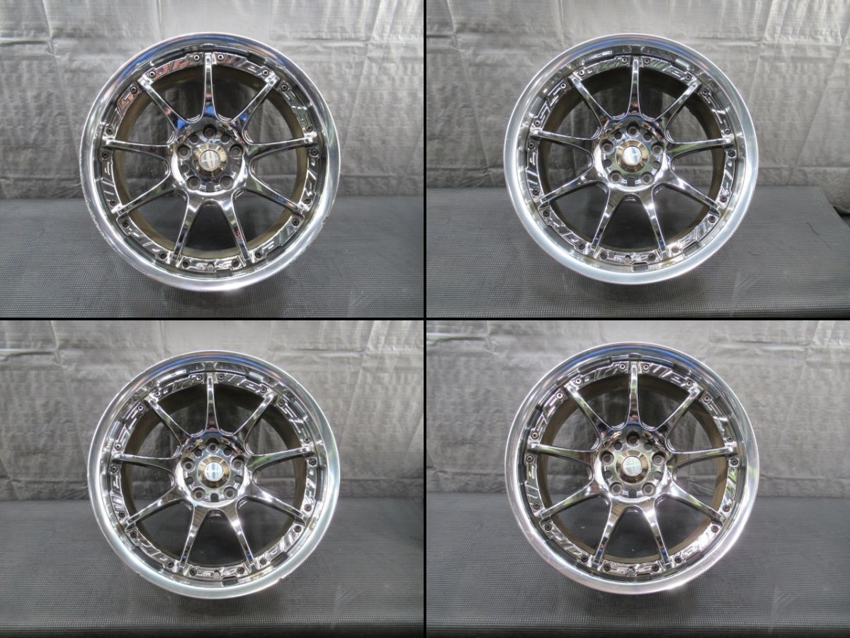 30342(K-4) weds SPORT SA70TT ウェッズ 18インチ 前後異径 18X8J/2本 