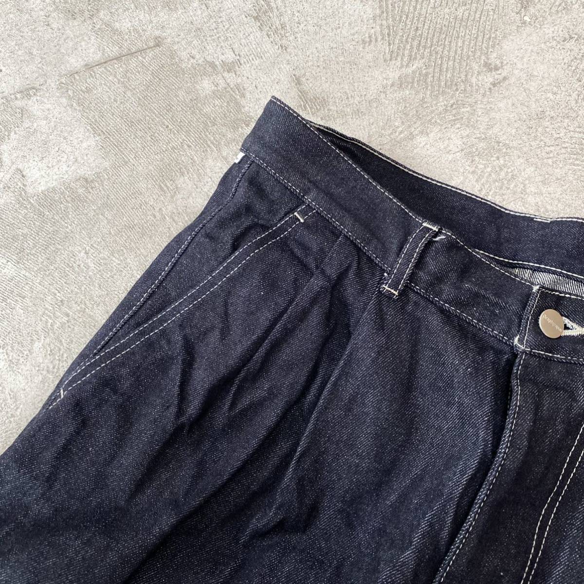 22aw Graphpaper Selvage Denim Two Tuck Tapered Pants グラフ 