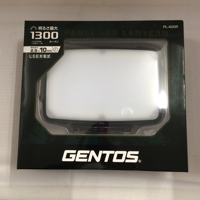 GENTOS(ジェントス) パネルランタン LED GENTOS : PL-200R USB充電式(専用 ジェントス 充電式LEDマグネット付きパネル型 PL400R 充電式LEDマグネット付きパネル型ランタン400R 作業 USB充電式(専用充電池) パネルタイプの充電式LEDランタン ［在庫限り］ジェントス |