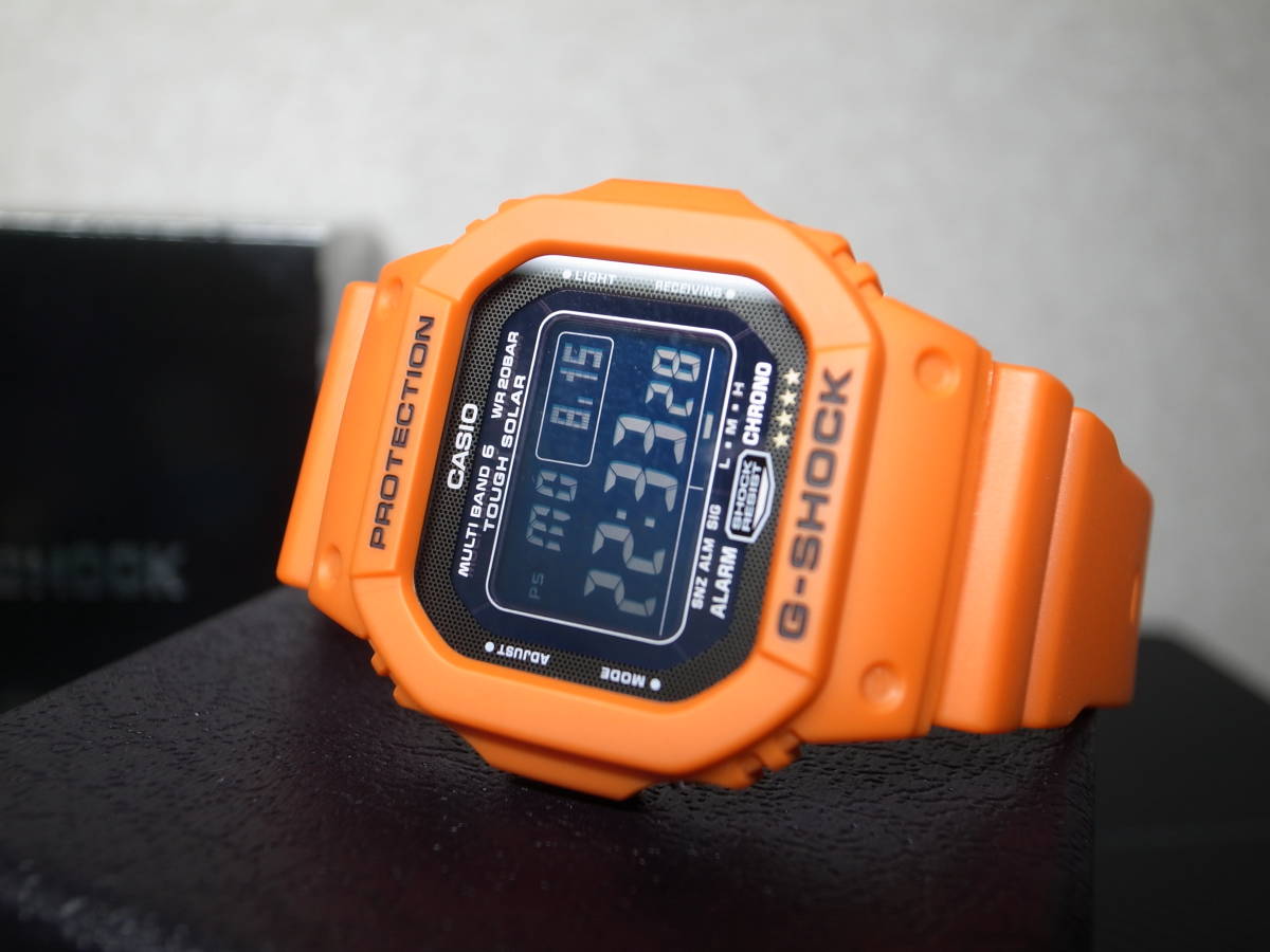 激レア！G-SHOCK(CASIO) レスキューオレンジ Rescue Orange 世界6局