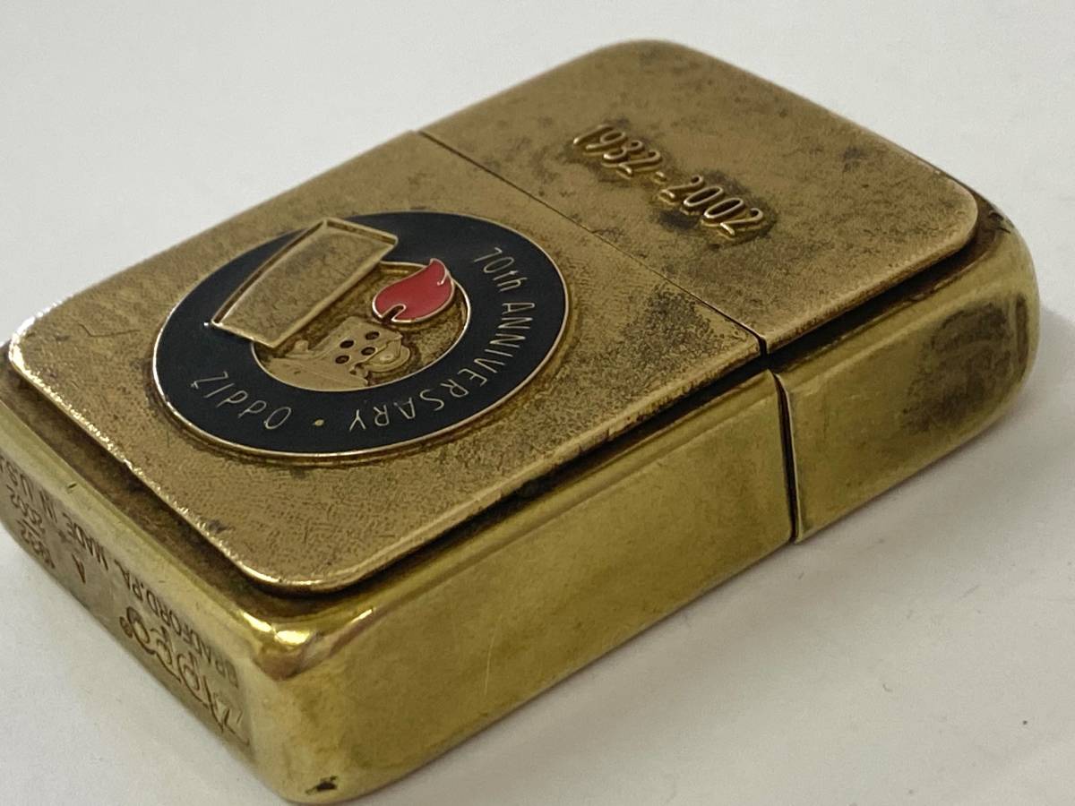 ZIPPO ジッポー 70th Anniversary 70周年記念 1932-2002 オイル 