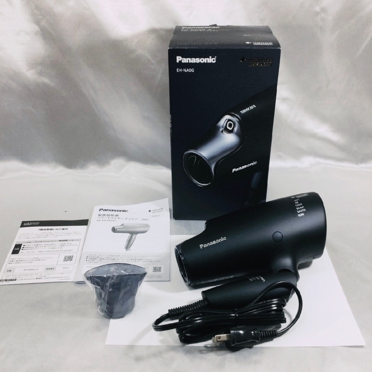 【未使用品/KU】Panasonic パナソニック ヘアードライヤー ナノケア EH-NA0G-A ディープネイビー 高浸透 ナノイー　MZ0808/012