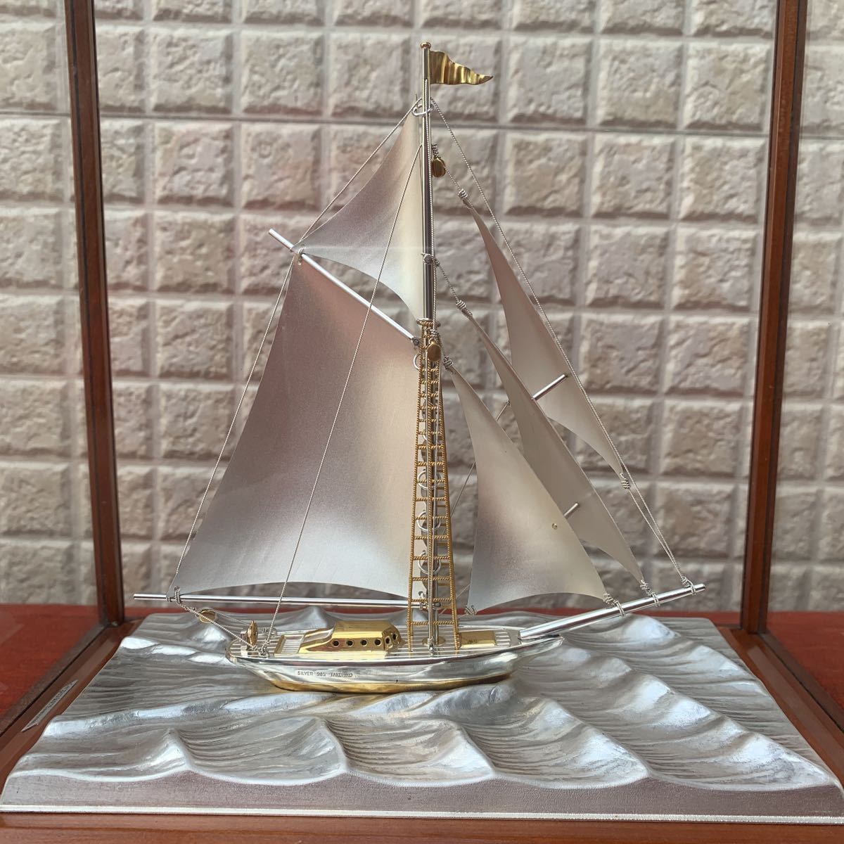 Yahoo!オークション SILVER TAKEHIKO silver 985刻印 銀製ヨット シ の