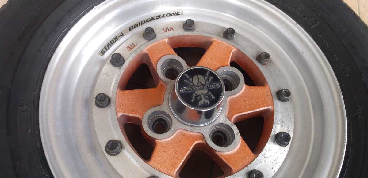13インチ 旧車 ホイール スピードスター 当時物 アルミホイール レーシング／ターボ／旧車／当時物／アルミホイール／１３インチ／４本 114.3 1円〜 - 2本 深リム スーパースター 旧車に 中古（リム径（インチ）13）の通販 0