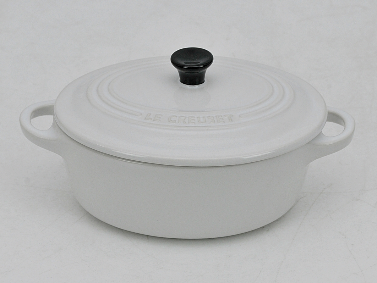 未使用保管品◆ ル・クルーゼ ミニオーバルココット×2個 ショートタンブラーペアセットで◆【v682