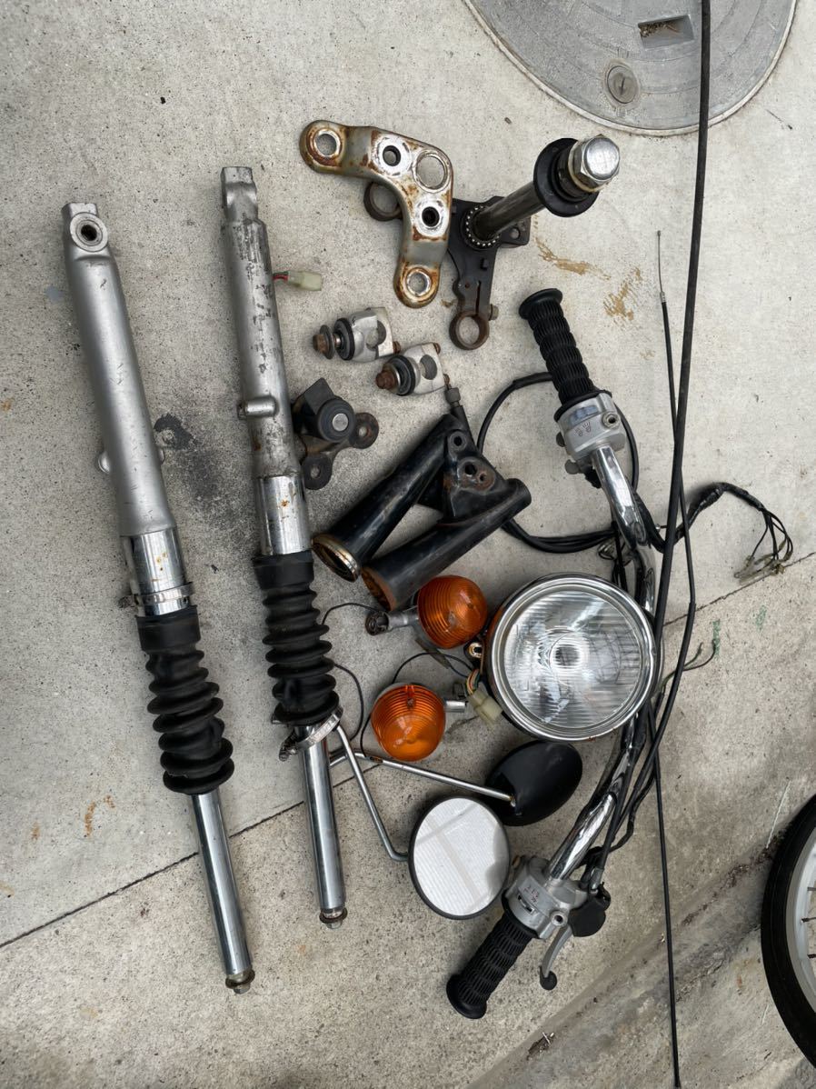 ホンダ　cd5090ベンリィ　フロントフォーク　ステム　ヘッドライト　ハンドルポスト　セット