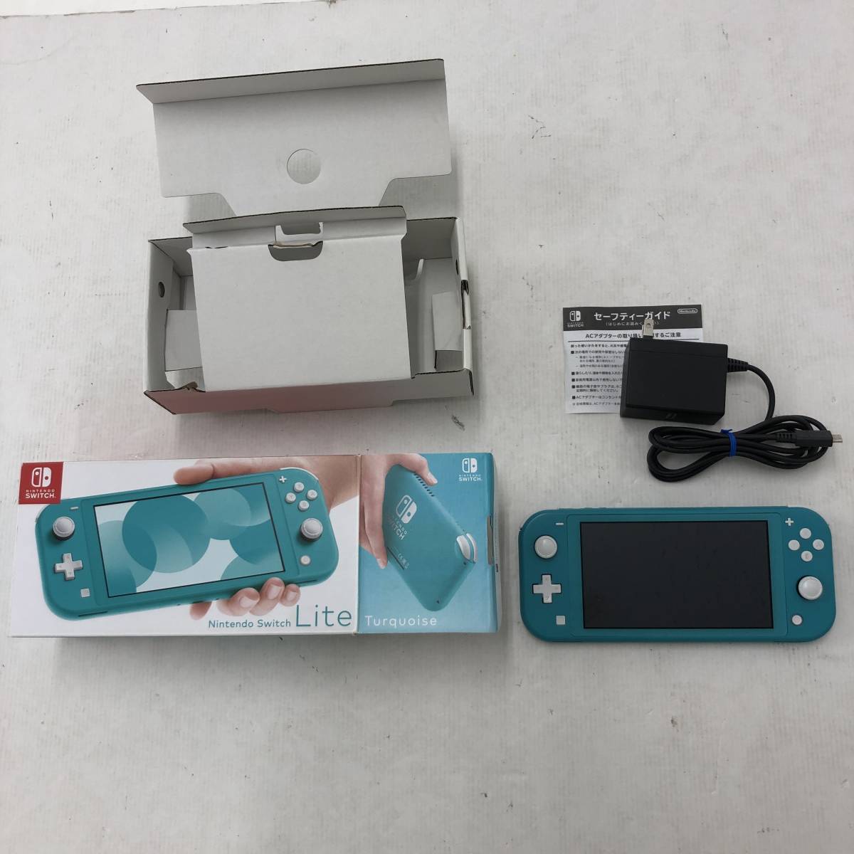 1円~】 任天堂 ゲーム機 Nintendo Switch Lite ターコイズ 本体 箱入り