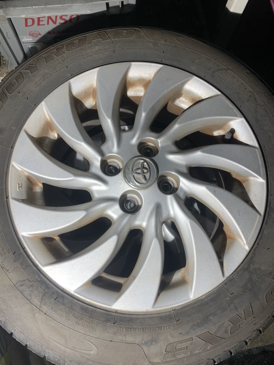 TOYOTA トヨタ bB 純正15インチアルミホイール 4本セット 185/55R15