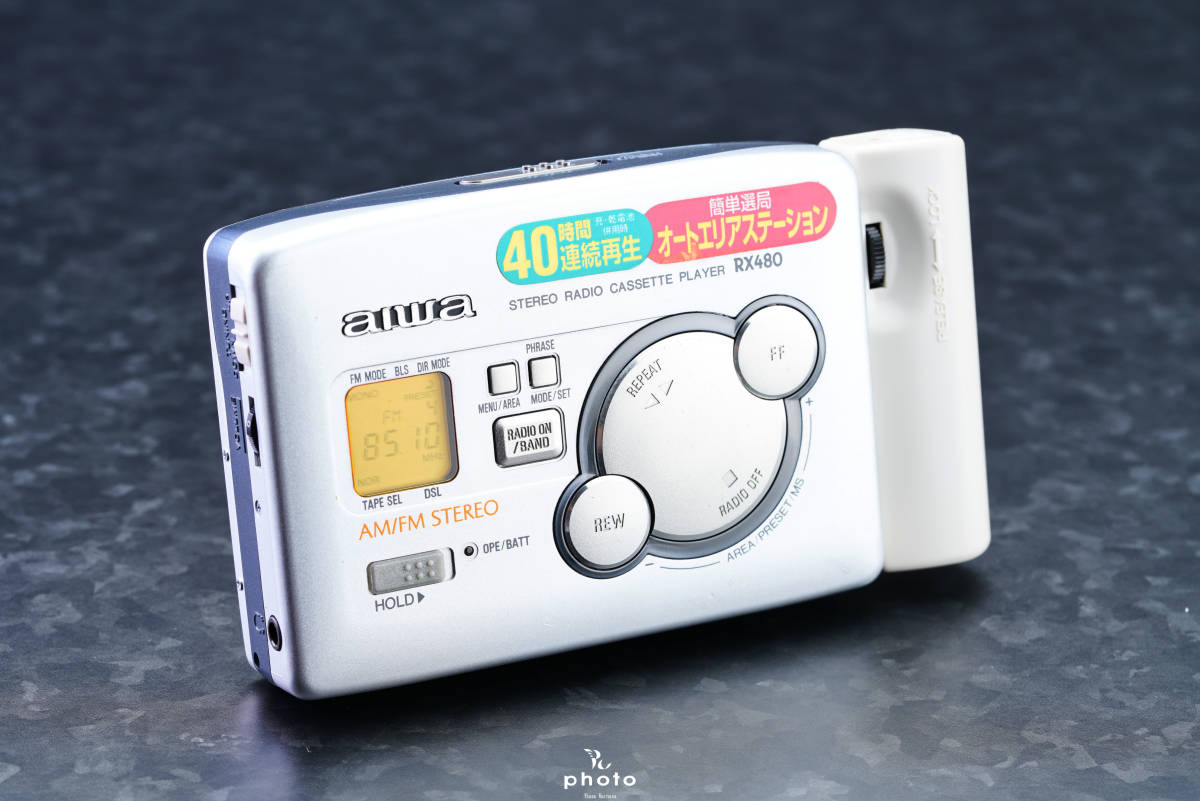 【希少・名機】AIWA カセット ラジオ プレーヤー HS-J7 レコーダー HS-J7 ラジオ カセット 希少・名機AIWA レコーダー プレーヤー