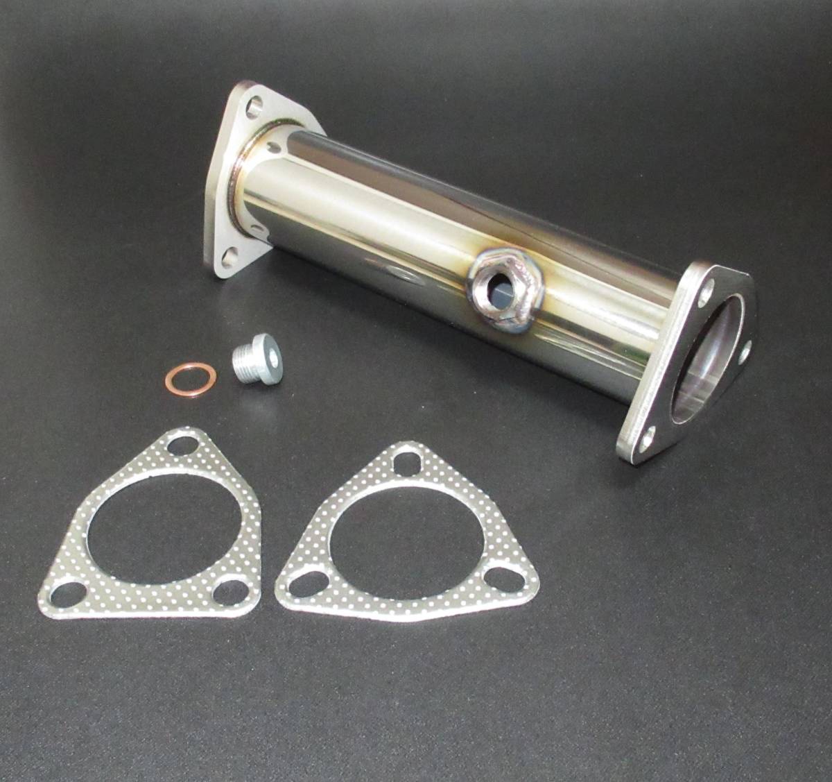 ○新品 CL1用オールステン 触媒ストレートパイプ(SUS304 Φ60.5