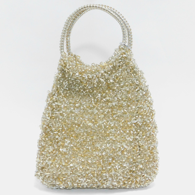 極美品ANTEPRIMAアンテプリマ ワイヤーバッグ ハンドバッグ シルバー 