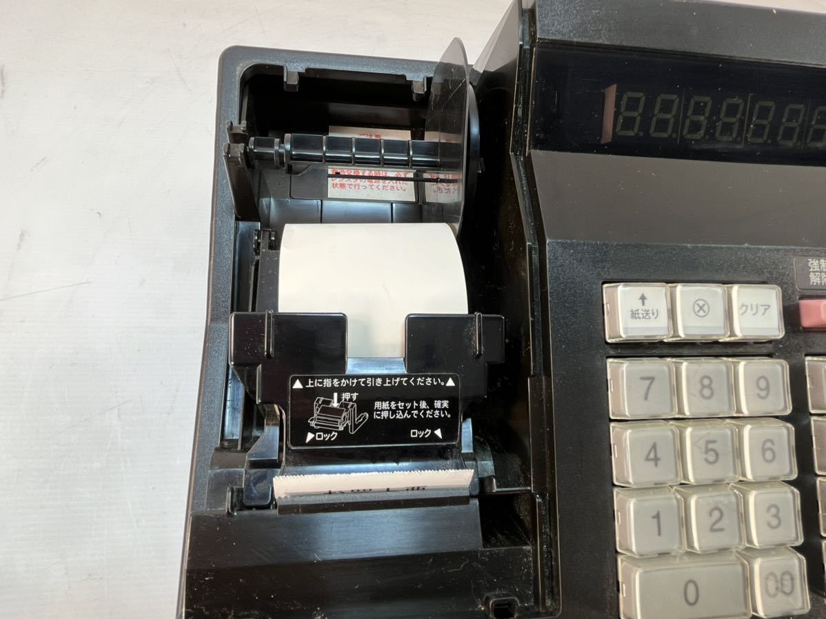 ☆動作確認済み SHARP XE-A147 シャープレジスター ブラック 鍵2個付き