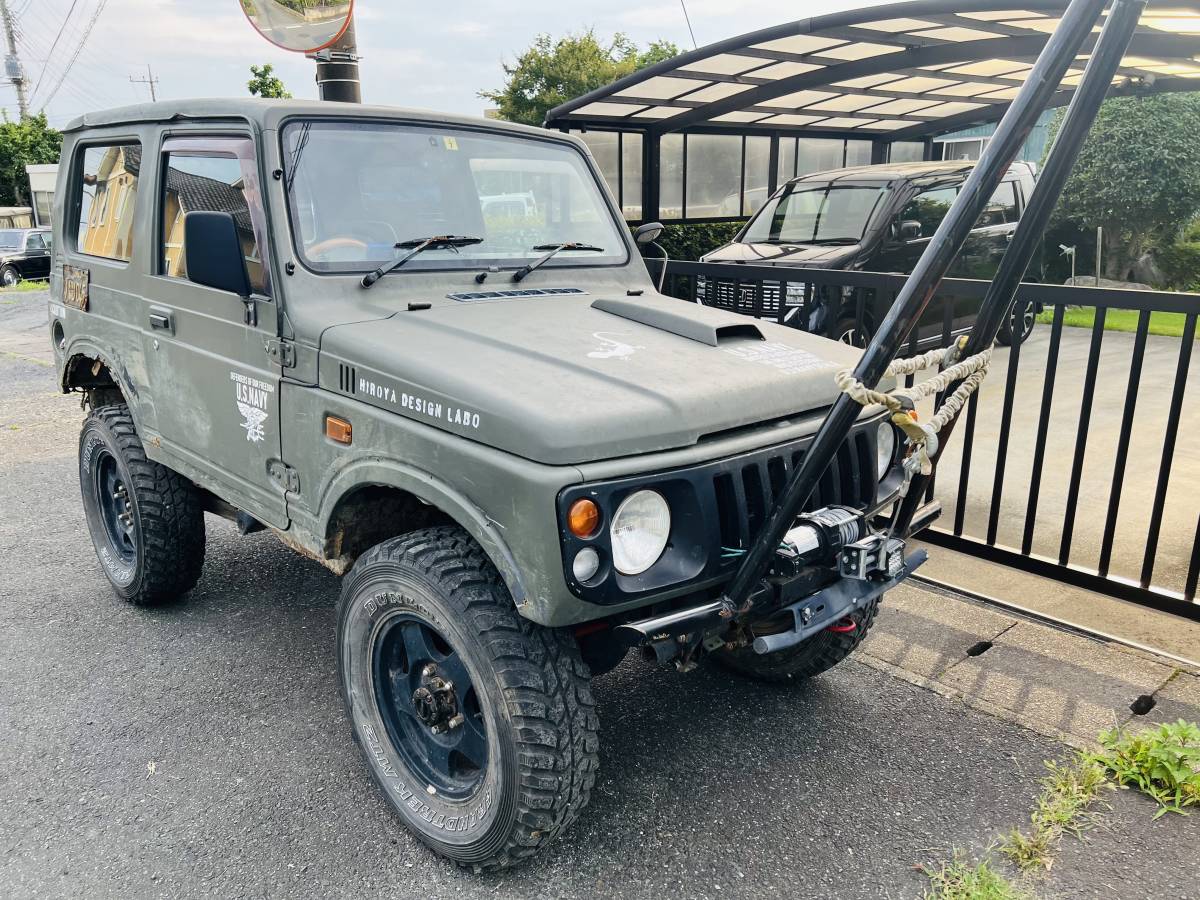 売り切り スズキ ジムニー JA12W MT 4WD ウインチ付き(ジムニー)｜売買 