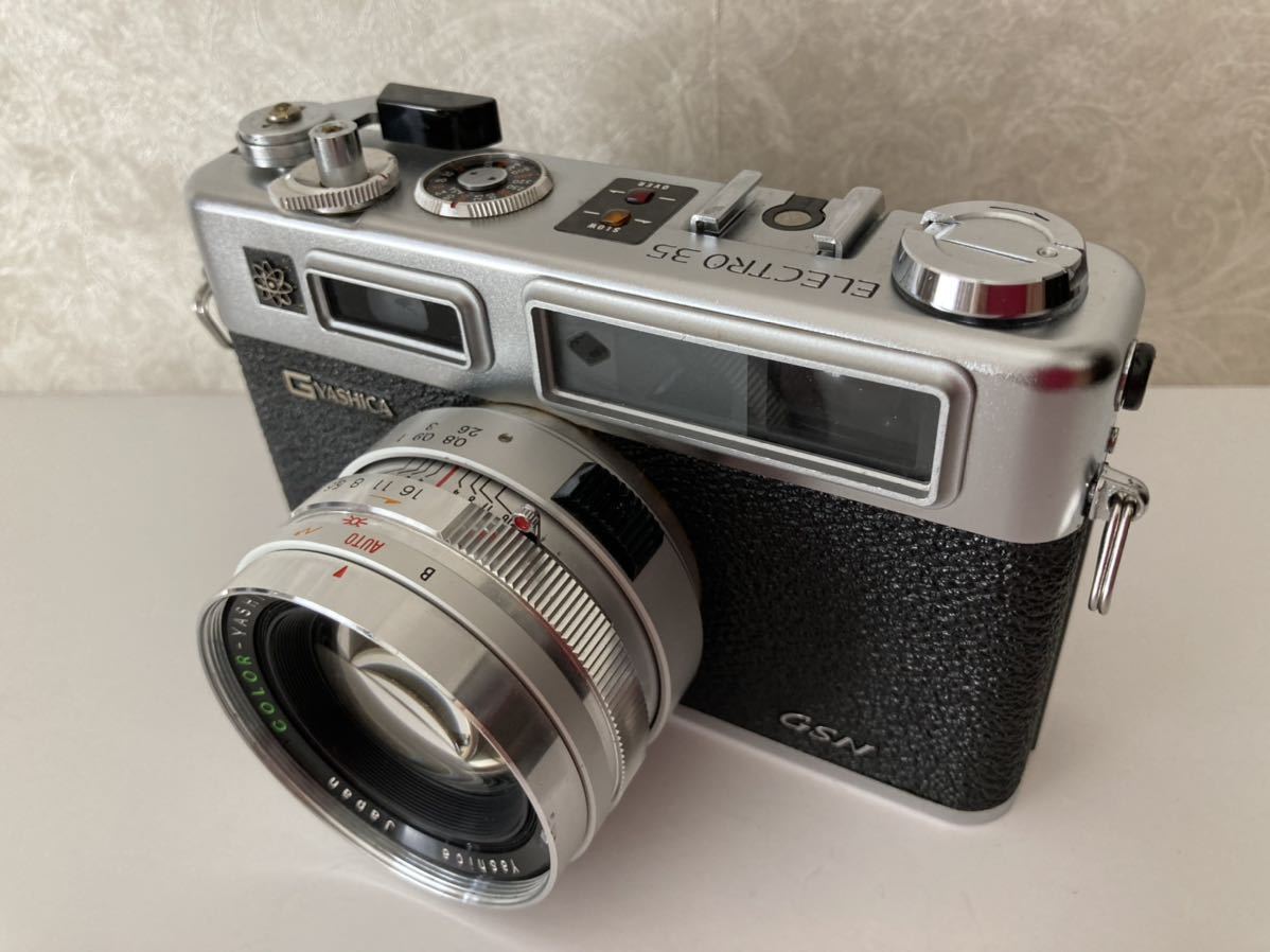 【動作確認済】【送料無料】YASHICA ヤシカ ELECTRO 35 GSN／テレコン・ワイコン　レンズ2つ付き 0 YASHICA GSN テレコンバージョンレンズ COLOR 動作品