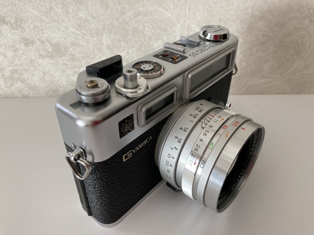【動作確認済】【送料無料】YASHICA ヤシカ ELECTRO 35 GSN／テレコン・ワイコン　レンズ2つ付き 0 YASHICA GSN テレコンバージョンレンズ COLOR 動作品