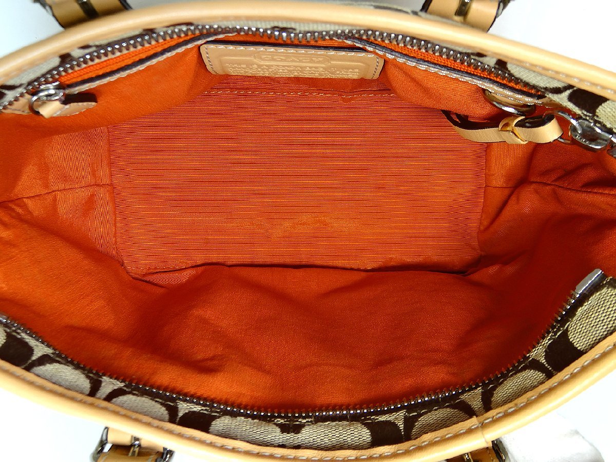 シグネチャー コーチ COACH ブラック マーケットスモールトート 綺麗